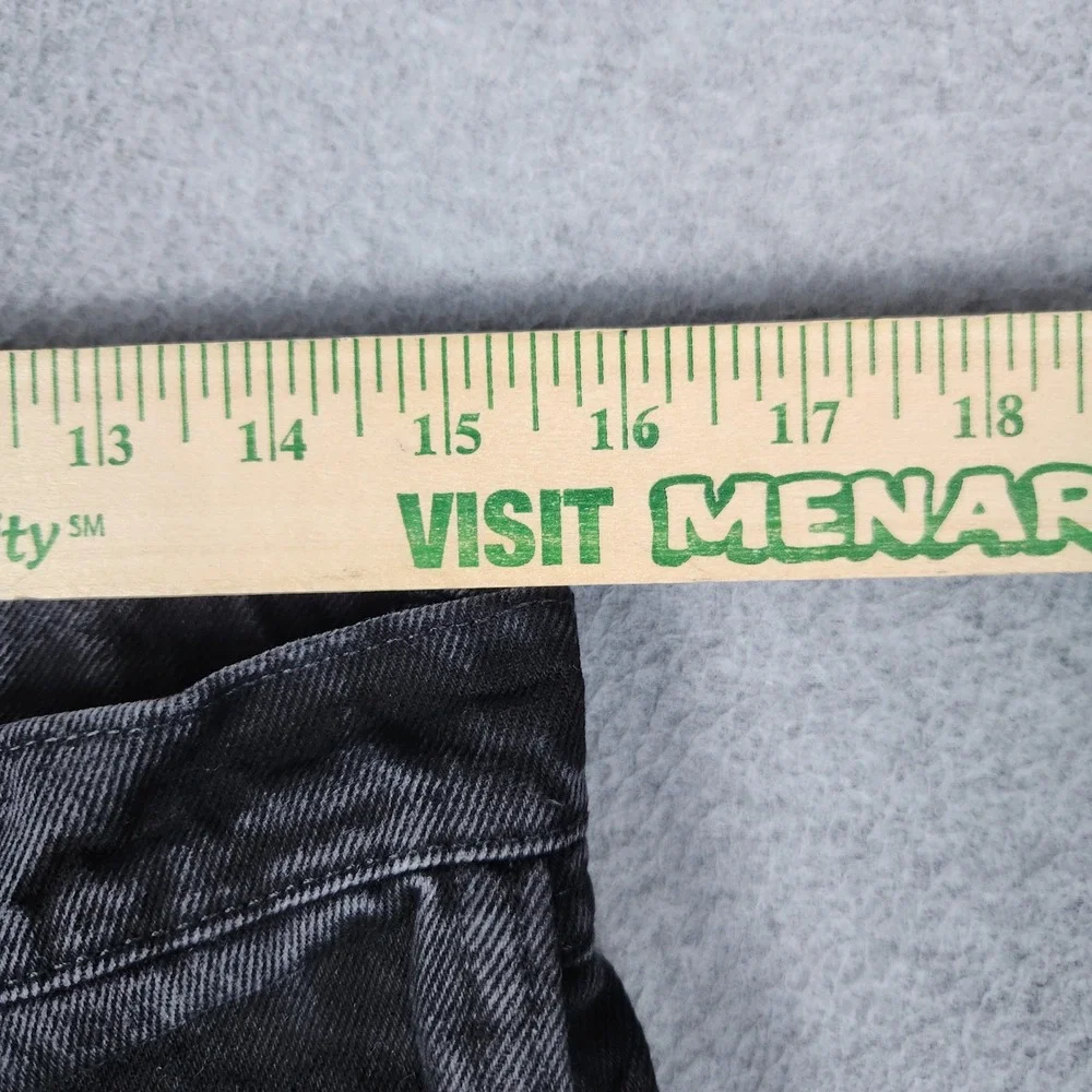 Rustler Jeans Mens 32x32 Black Denim Cotton Zip Fly Regular Fit Straight Leg